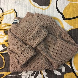 Old Navy beige thick sweater